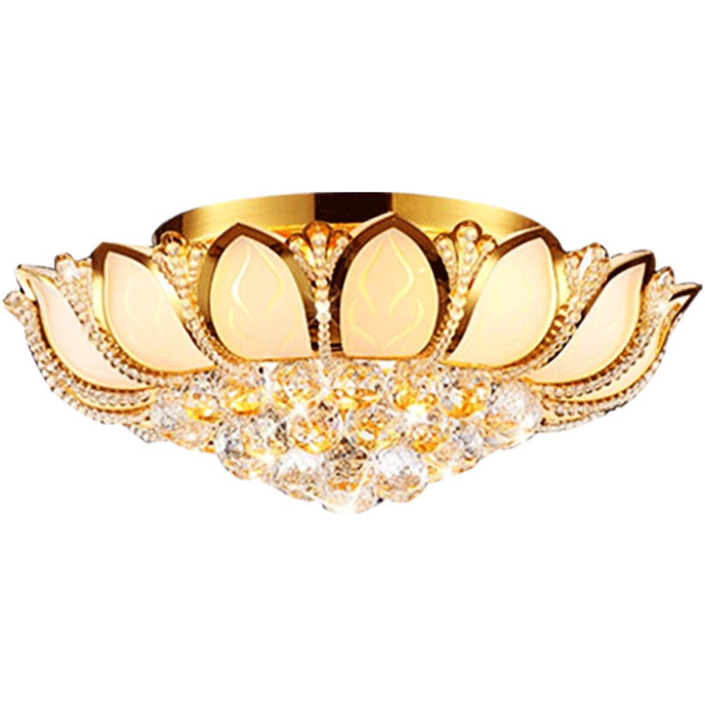 Cuican Modern Crystal Ceiling Light Simple Round Ceiling Lamp