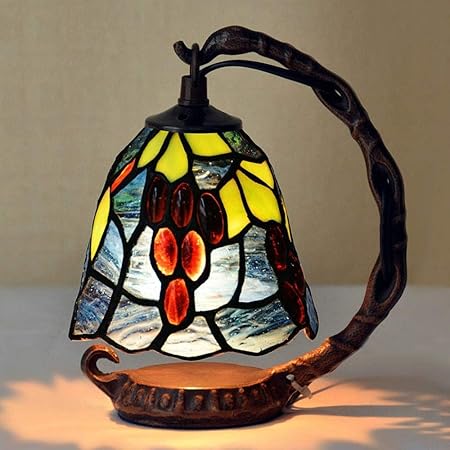 glass gem led table lamp