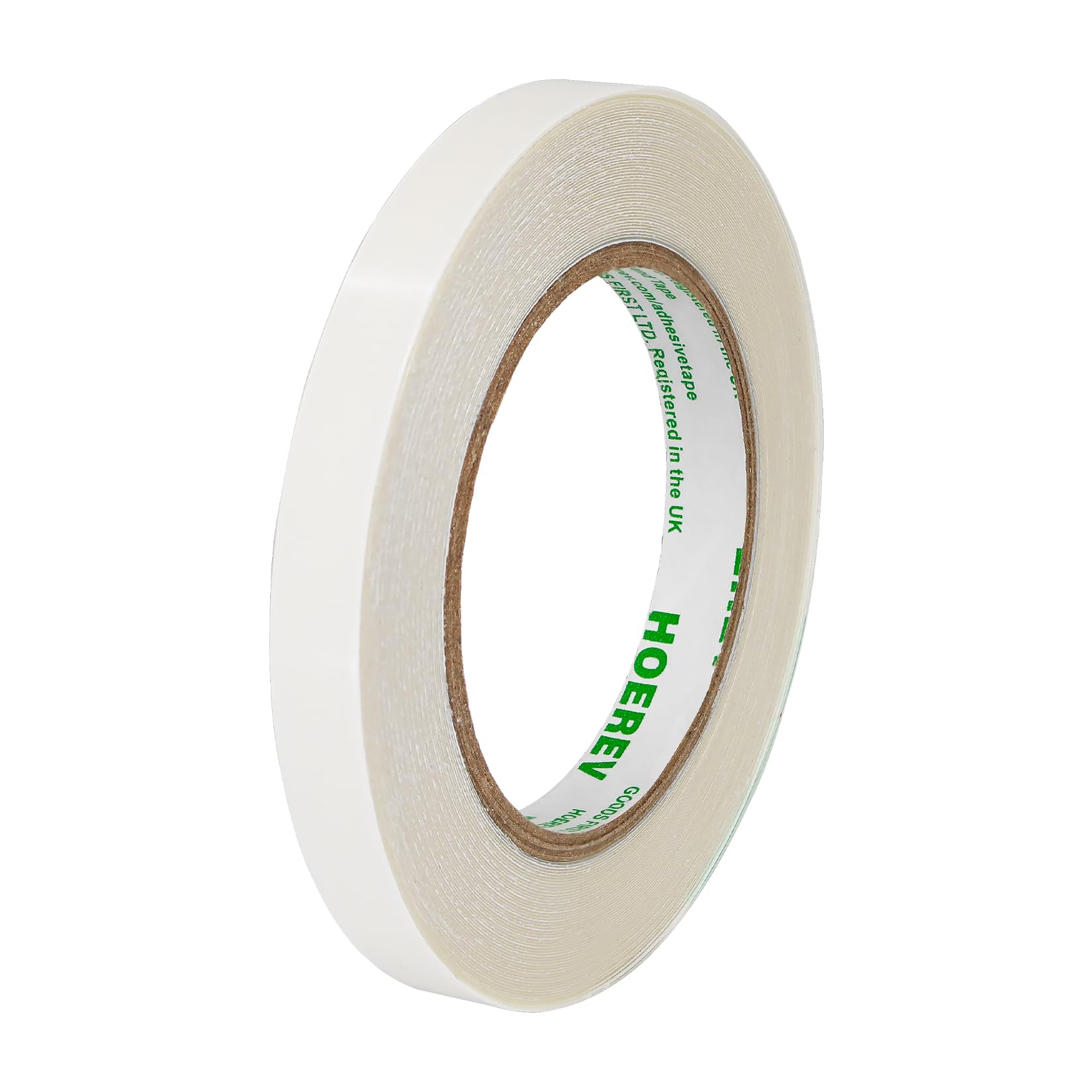 Hoerev UHMW PE Film Tape Ultra-high Molecular Weight Polyethylene Adhesive Tape, Size 0.28mmx12.7mm x 16.4m,Translucent, Abrasion Resistant Backing