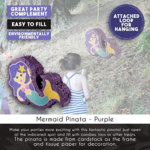 3 Mermaid+Pinata+Birthday+Supplies+Themed