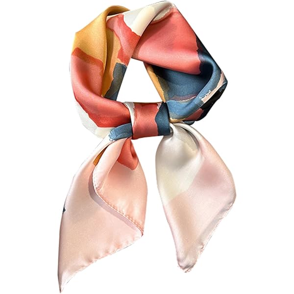 Amazon.com: MINIDORA Satin Scarves for Women 27.5 × 27.5 inches