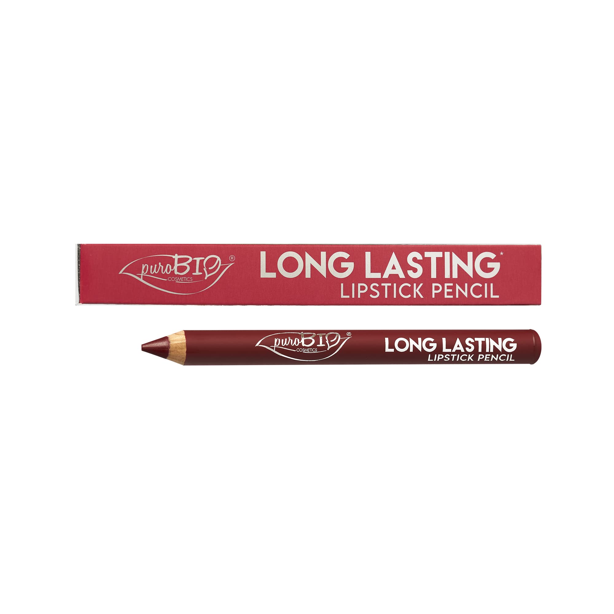 PuroBio Pure Bio Lip Line Long Lasting Pencil Lipstick Pencil Lipstick Color 014L – RED STRAWBERRY