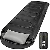 MEREZA 0 Degree Winter Sleeping Bag for Adults Kids with Pillow, Cold Weather Sleeping Bag for 4 Season Camping Hiking Backpacking Sleeping Bags for Big and Tall