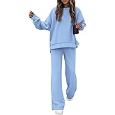 KIRUNDO Spring Fall Sweatsuits Women 2 Piece Outfit Lounge Sets 2026 Matching Airport Travel Sweatshirt Sweatpants Tracksuit