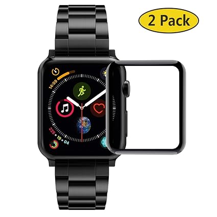 GeeRic Compatible for Apple Watch 38mm Screen Protector (2Pack),Tempered Glass Screen Protector for Apple Watch 38mm Series 1, Series 2, Series ...