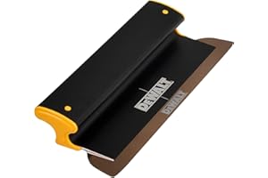 DEWALT Drywall Skimming Blade, 14-Inches | Pro-Grade | Extruded Aluminum & European Stainless Steel Construction | High-Impac