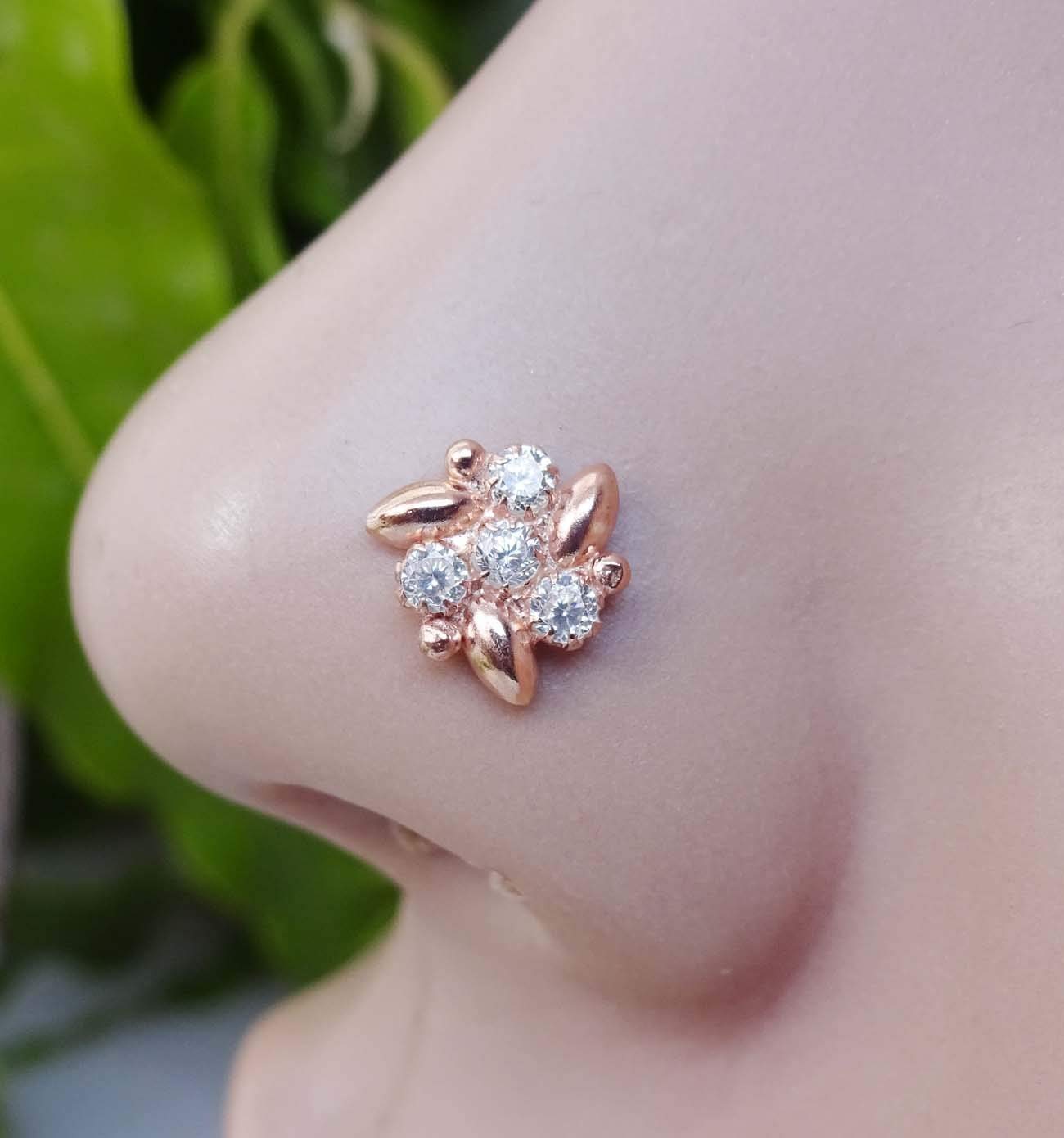 Tribal Nose Ring,Unique Nose Ring,Christmas gift Nose Stud