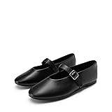 DREAM PAIRS Women's Ballet Mary Jane Flats Dress