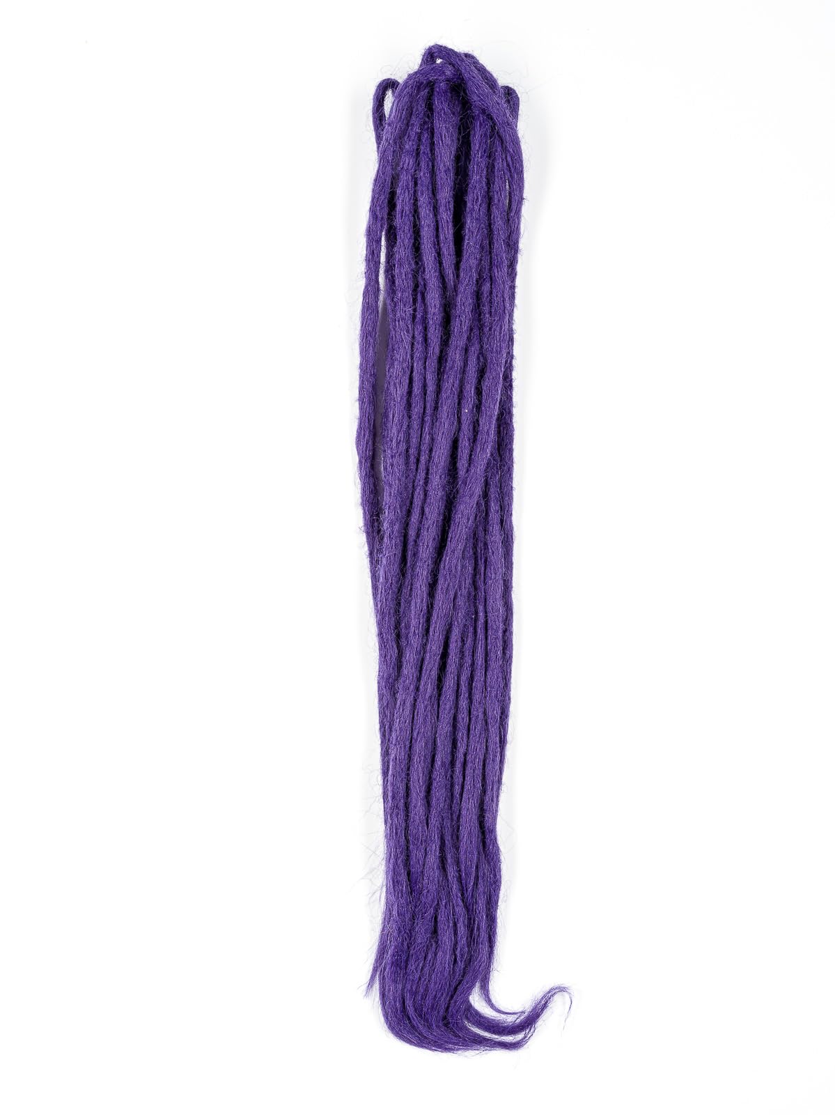 DreadLab - Double Ended Synthetic Dreadlocks (Pack of 10) Crochet Extensions (Purple Crochet)