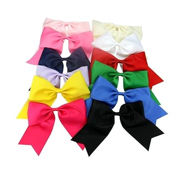 Buy Janecrafts 12pc 7 Boutique Splayed Hair Bows Girls Lady