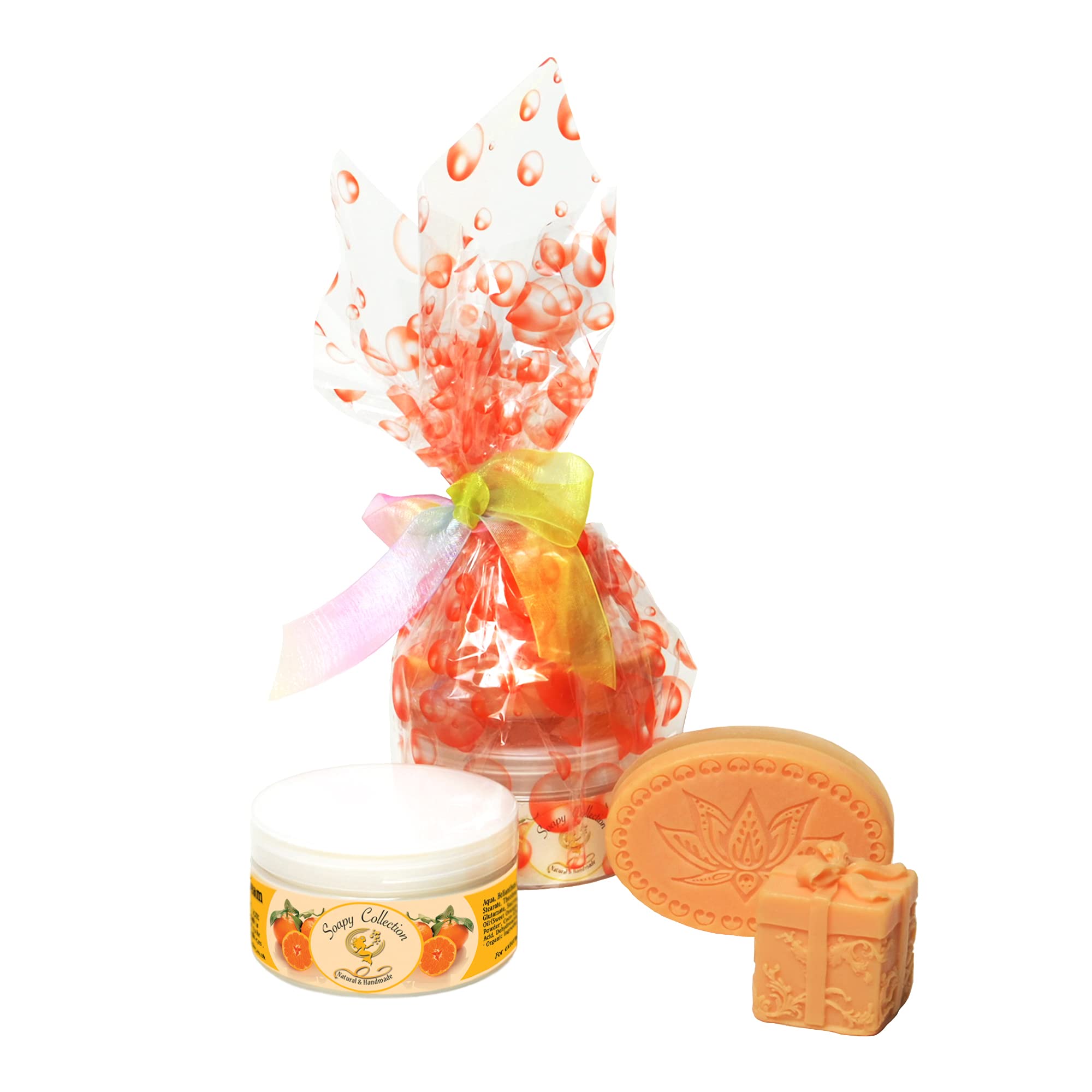 Soapy Collection -Pick'n Mix- Apricot & Pear Soap Gift Set Parabens Free UK Handmade Bath Gift Set for Women, Birthday Gift for Her, Great Ideas for Christmas Presents Valentines Mothers Fathers Day