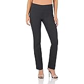 Rekucci Women's Ease Into Comfort Stretchy Straight Leg Office Pant with Tummy Control
