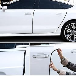 BLAU GRUN Car Door Edge Guards, Universal Rubber