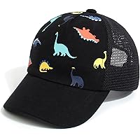 Kids Boy Girl Baseball Cap - Adjustable Toddler Trucker Hat With Flat Brim For Summer Outdoor