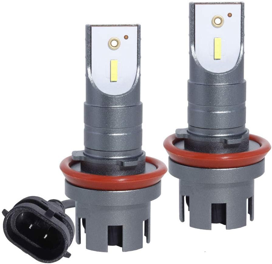 JRZOUR Headlight Bulbs H4,9003 LED High and Low Beam,12000lm 6000K