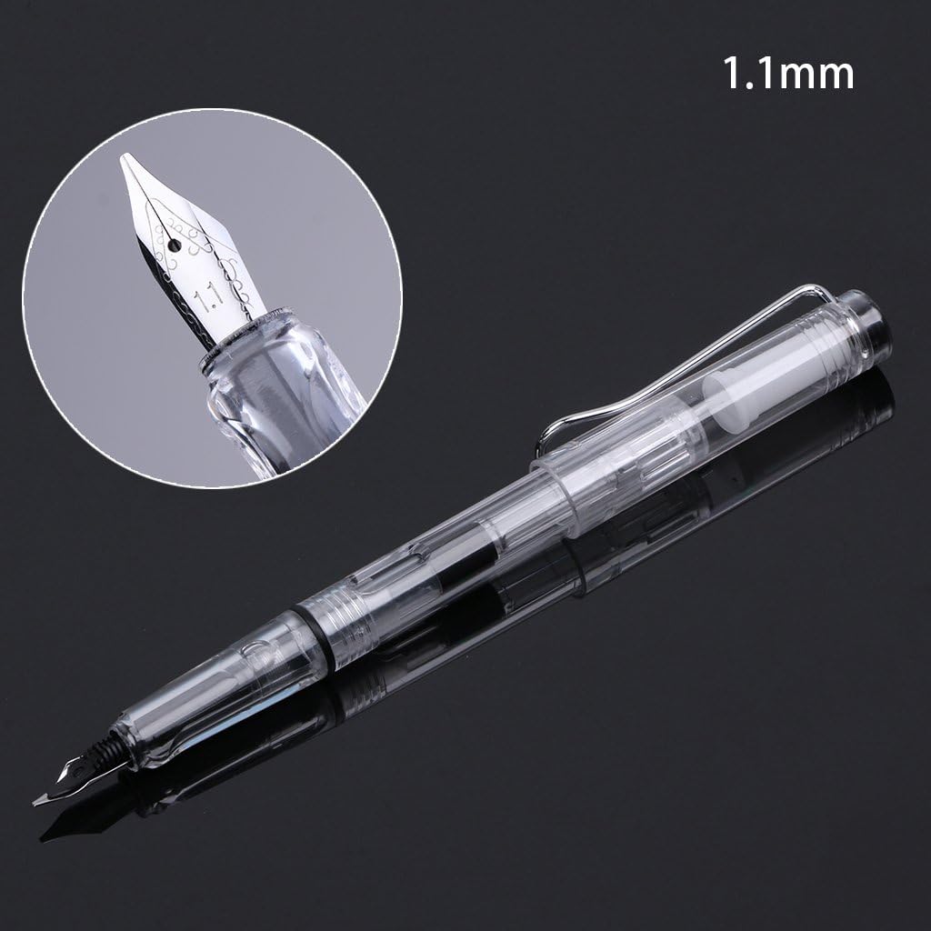 Milue Duckbill Gothic Parallel Calligraphy Art Flat Tip Tibetan Arabic Fountain Pen (1.1mm)