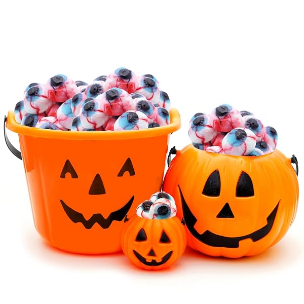 FRUIDLES GUMMY EYEBALLS HALLOWEEN CANDY, TRICK-OR-TREAT PARTY BAG FILLERS, PARTY FAVOR (1 POUND)
