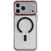 Ghostek Covert iPhone 17 Pro Max Clear Case - Compatible with MagSafe Accessories, Shockproof Silicone, Minimalist Phone Cover (6.9 Inch, Clear)