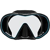 Cressi Single Lens Frameless Scuba Mask for Good Visibility | F-Dual: Designed in Italy