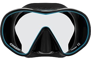 Cressi Single Lens Frameless Scuba Mask for Good Visibility | F-Dual: Designed in Italy