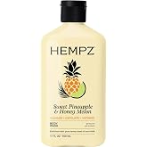 Hempz Body Wash - Sweet Pineapple & Honey Melon - Hydrating for Sensitive Skin, Scented, Exfoliating with Shea Butter, Pure H