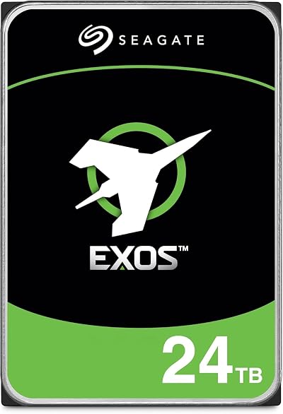 Seagate EXOS X24 24TB Internal HDD 3.5" SATA 6Gb/s 512MB ST24000NM000C