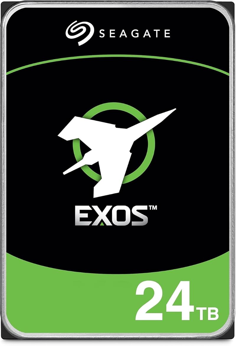 Seagate EXOS X24 24TB Internal HDD 3.5" SATA 6Gb/s 512MB ST24000NM000C