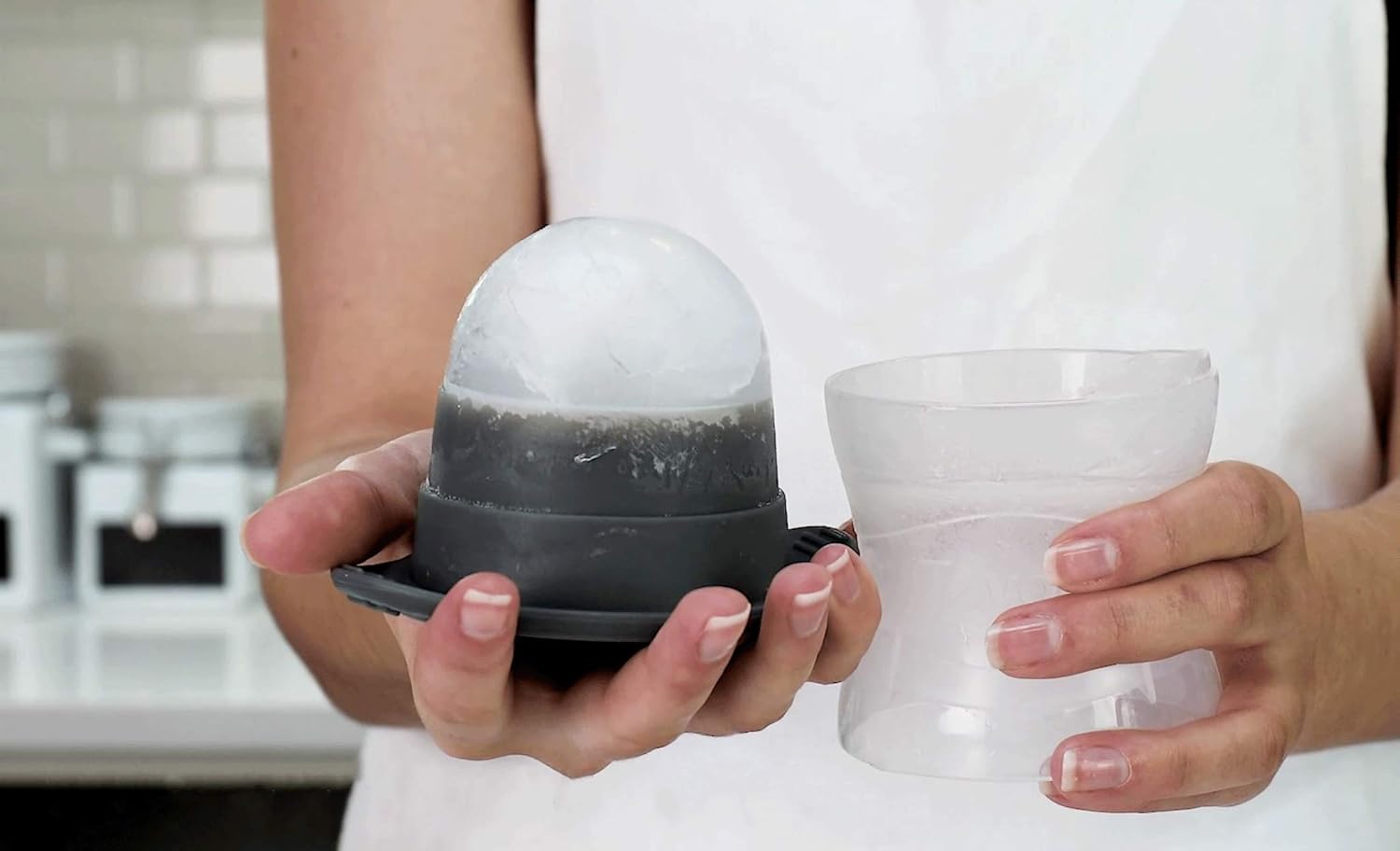 Tovolo Sphere Ice Molds - Set of 2: Ice Cube Molds: Kitchen & Dining