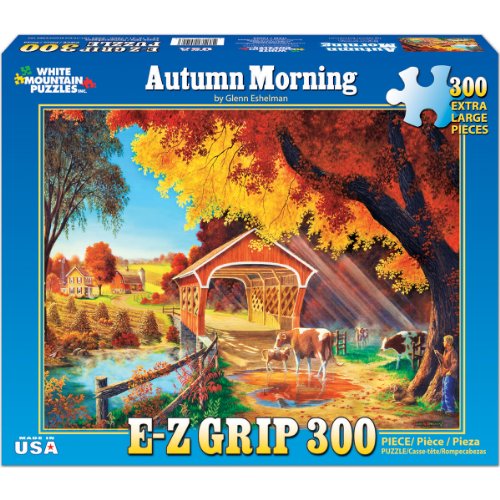 White Mountain Puzzles Autumn Morning - 300 Piece Jigsaw Puzzle