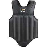 Wesing Martial Arts Muay Thai Boxing Chest Protector MMA Sanda Chest Guard
