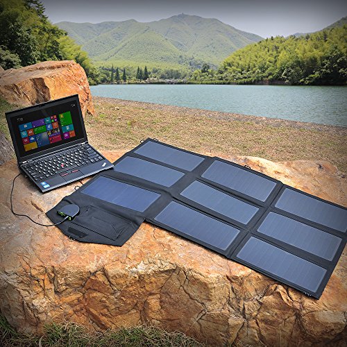 Kyng Power 60w Portable Solar Panel Foldable ChargerCan Be Used For Suaoki/Rockpals/Jackery and