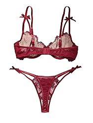 Lilosy Sexy Cute Underwire Push Up Strappy Heart