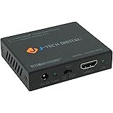 J-Tech Digital 4K 60HZ HDMI Audio Extractor Converter SPDIF + 3.5MM Output Supports HDMI 2.0, 18Gpbs Bandwidth, HDCP 2.2, Dol