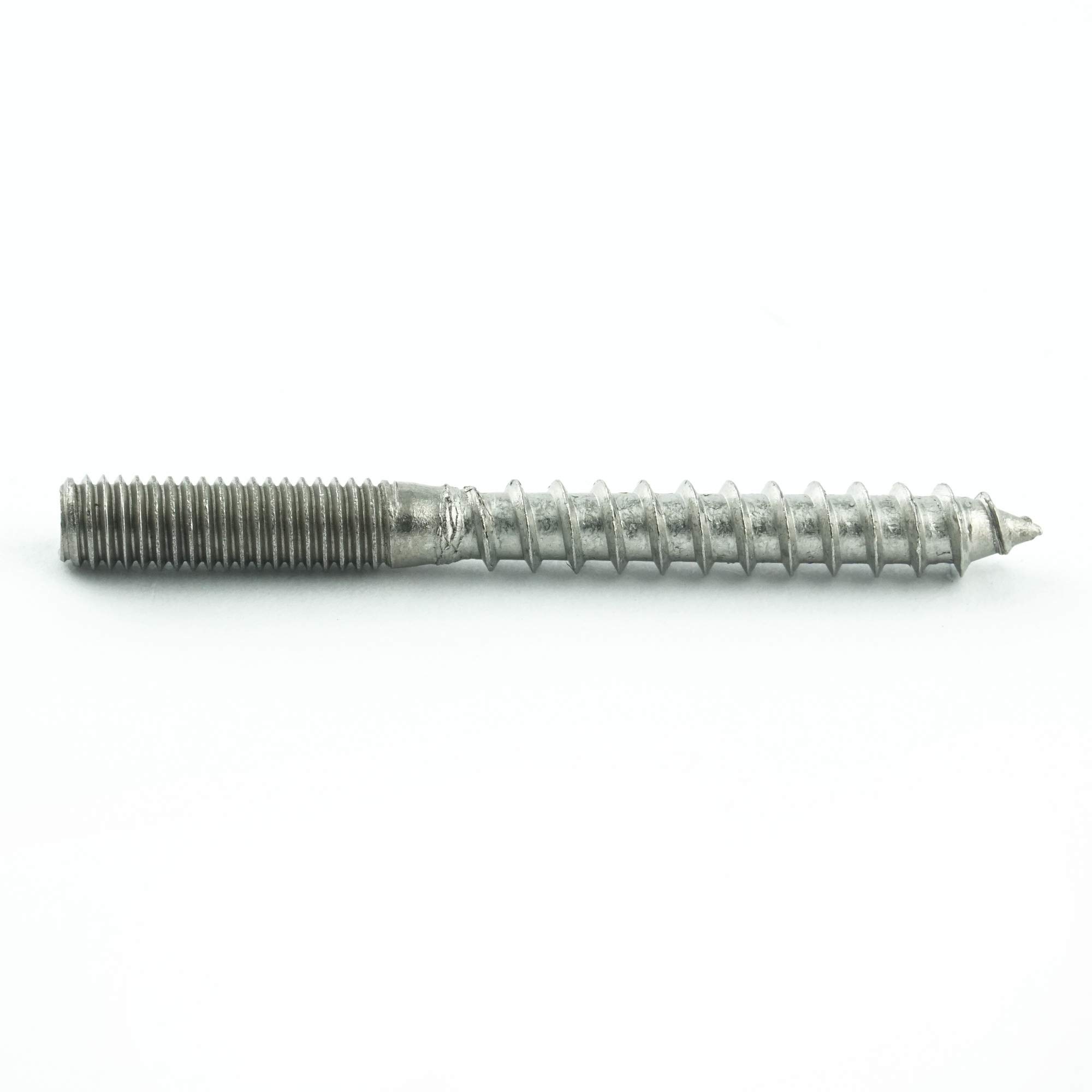 Eisenwaren2000 Hanger bolts M6 x 60 mm (pack of 5) - screw pins - wood screws - stainless steel A2 V2A VA - rust-proof