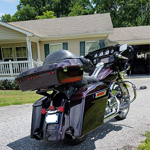 AQIMY Motorcycle Rear Fender Extension Stretched Filler for Harley Touring Street Road Glide 2009 2010 2011 2012 2013 - Thumbnail 6
