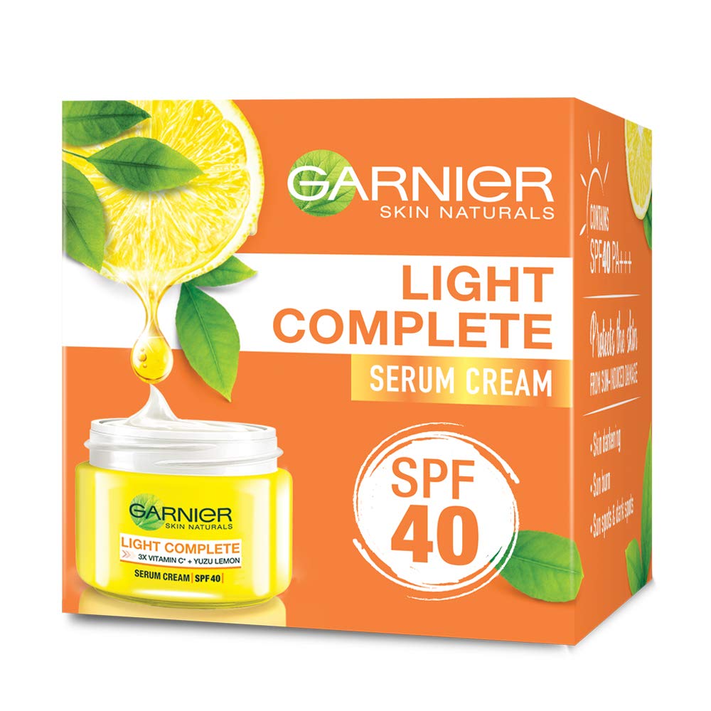 garnier serum creams