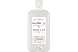 Bobbi Panter Nourishing Dog Conditioner - Detangles & De-Matts with Natural Safflower Oil, Keratin, Shea Butter, Aloe Vera for Fur, Sea Air Scent, 10:1 Concentrate, Made in The USA, 14 oz.