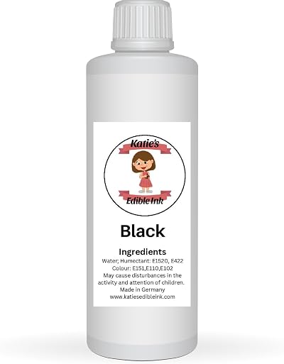 Katies Edible Ink Black 50ML - Compatible Canon Pixma Printer Ink