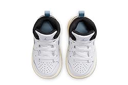 NIKE Toddler Jordan 1 Mid SE White/Blue
