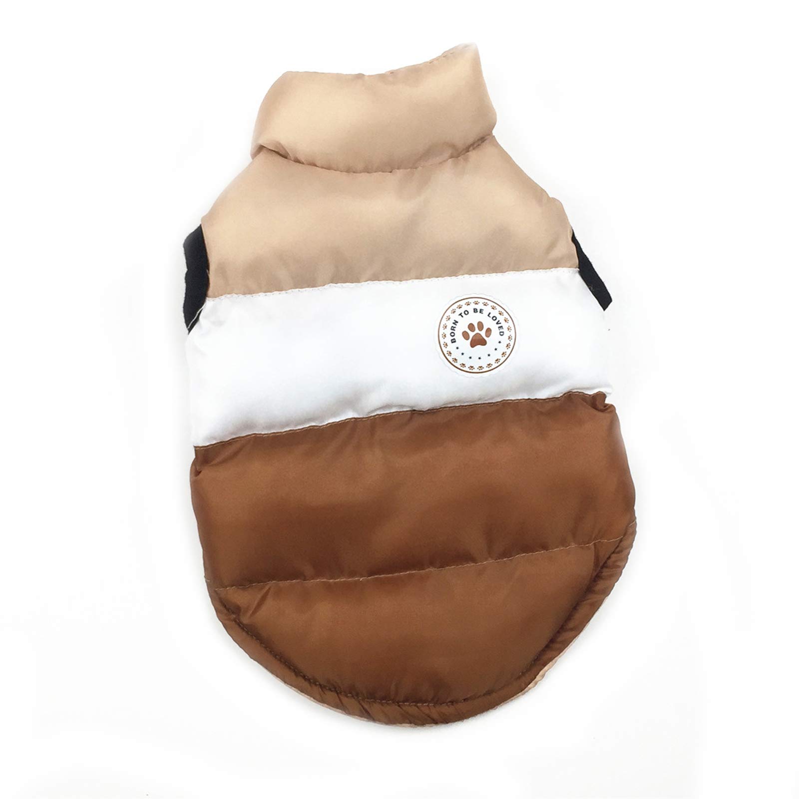 N / A Pet Winter Clothes,Dog Winter Warm Coat Jackets Dog Clothing Costume for Puppy Small Dogs (S, Brown)