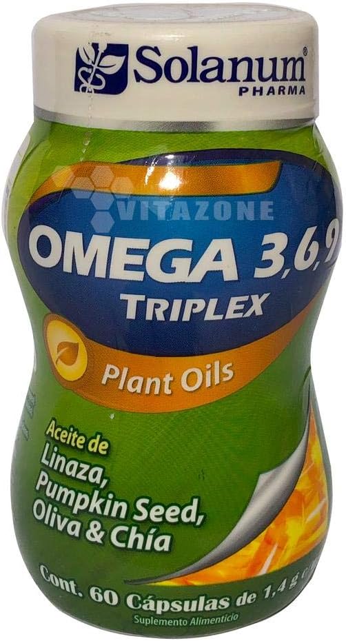 Omega Triplex 3, 6 , 9 y Plant Oils (aceite de plantas)