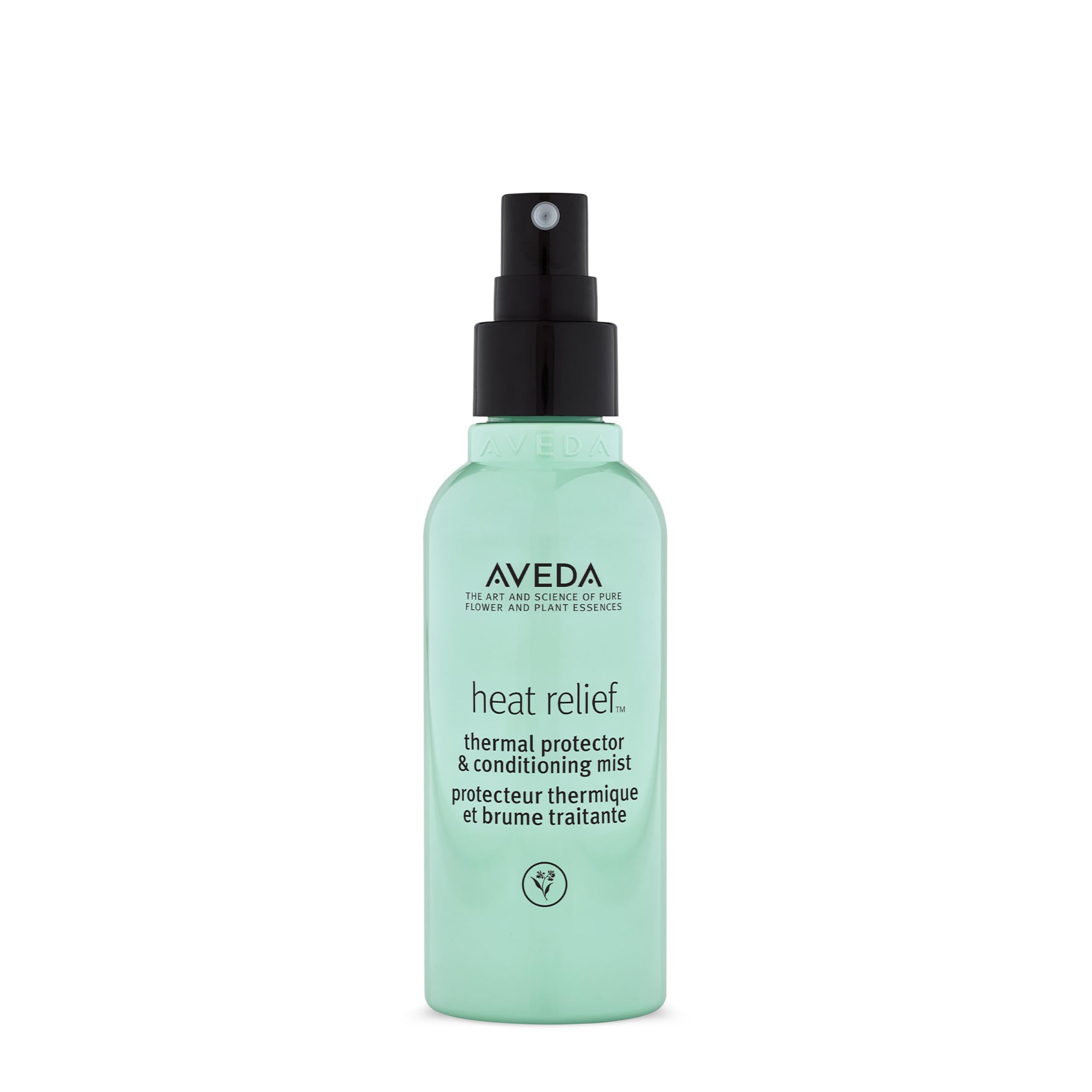 Aveda Heat Relief Thermal Protector & Conditioning Mist | Conditions Dry Hair | Adds Shine | Heat Protectant | 97% Naturally Derived | Iconic Shampure Aroma, 100ml