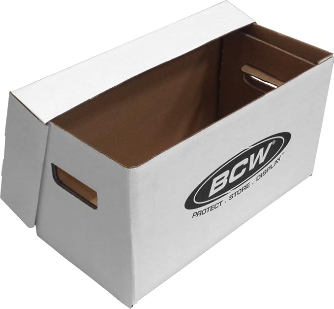 BCW (1) Brand 7" Record Album Storage Box With Removable Lid Holds Up