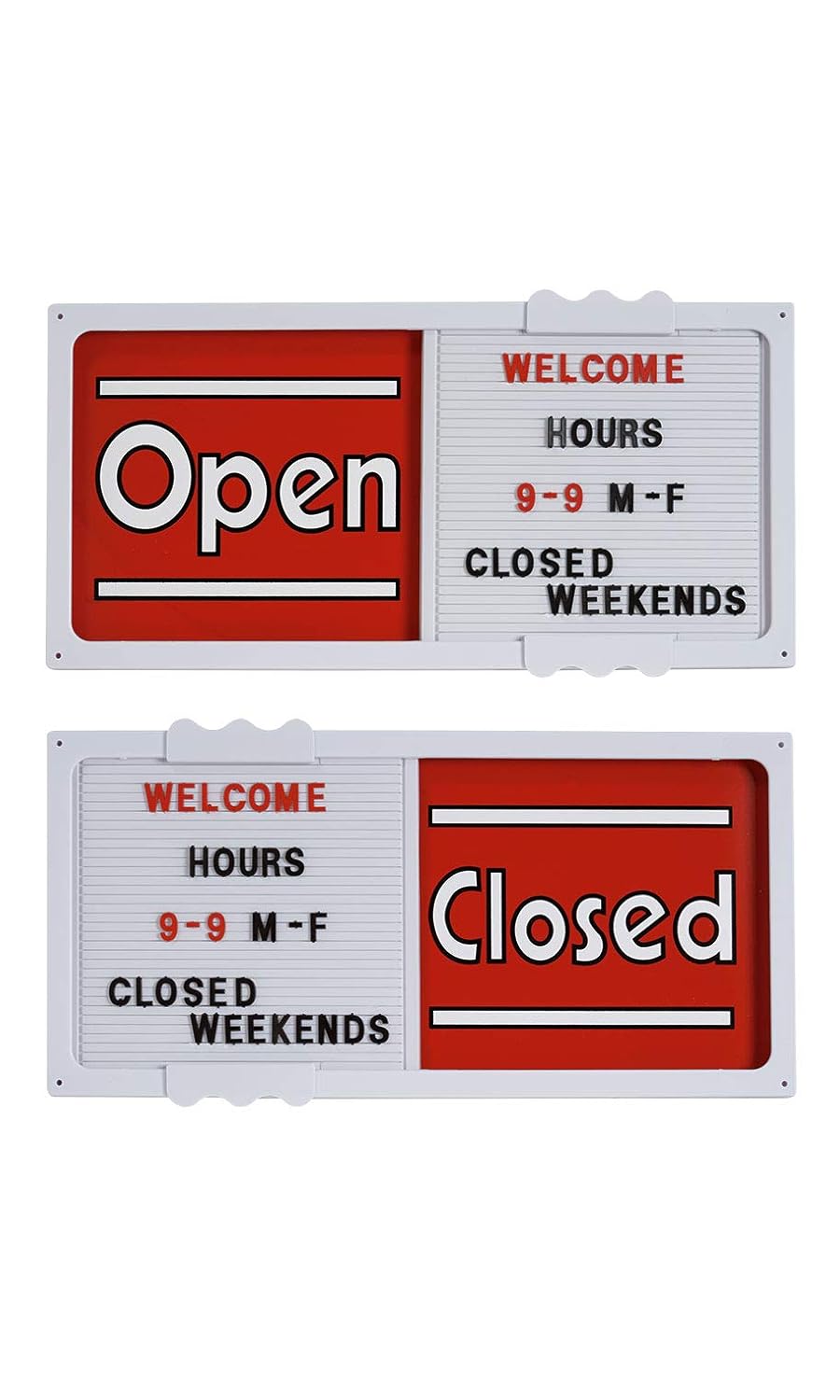 Office Sign & Poster Kits Office Supplies Horizontal Sliding Open