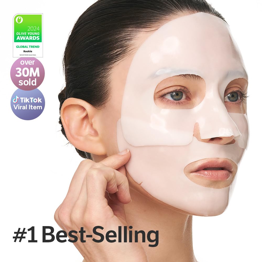 SUNGBOON EDITOR Deep Collagen Overnight Mask Hydrating Mask for Glass Skin, Wrinkle Care, Firming & Pore Refining 2,160,000PPB Collagen + 9 Peptides Stocking Stuffers for Women Korean Skincare, 4ea