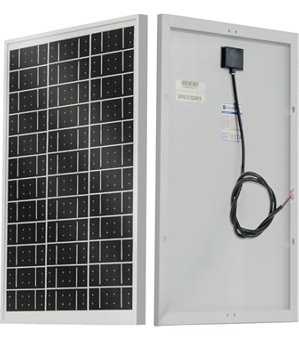 Produktbild von 50W Monokristallines Solarpanel – 23 % Effizienz, Full Black, Für Wohnmobil, Boot & Dach