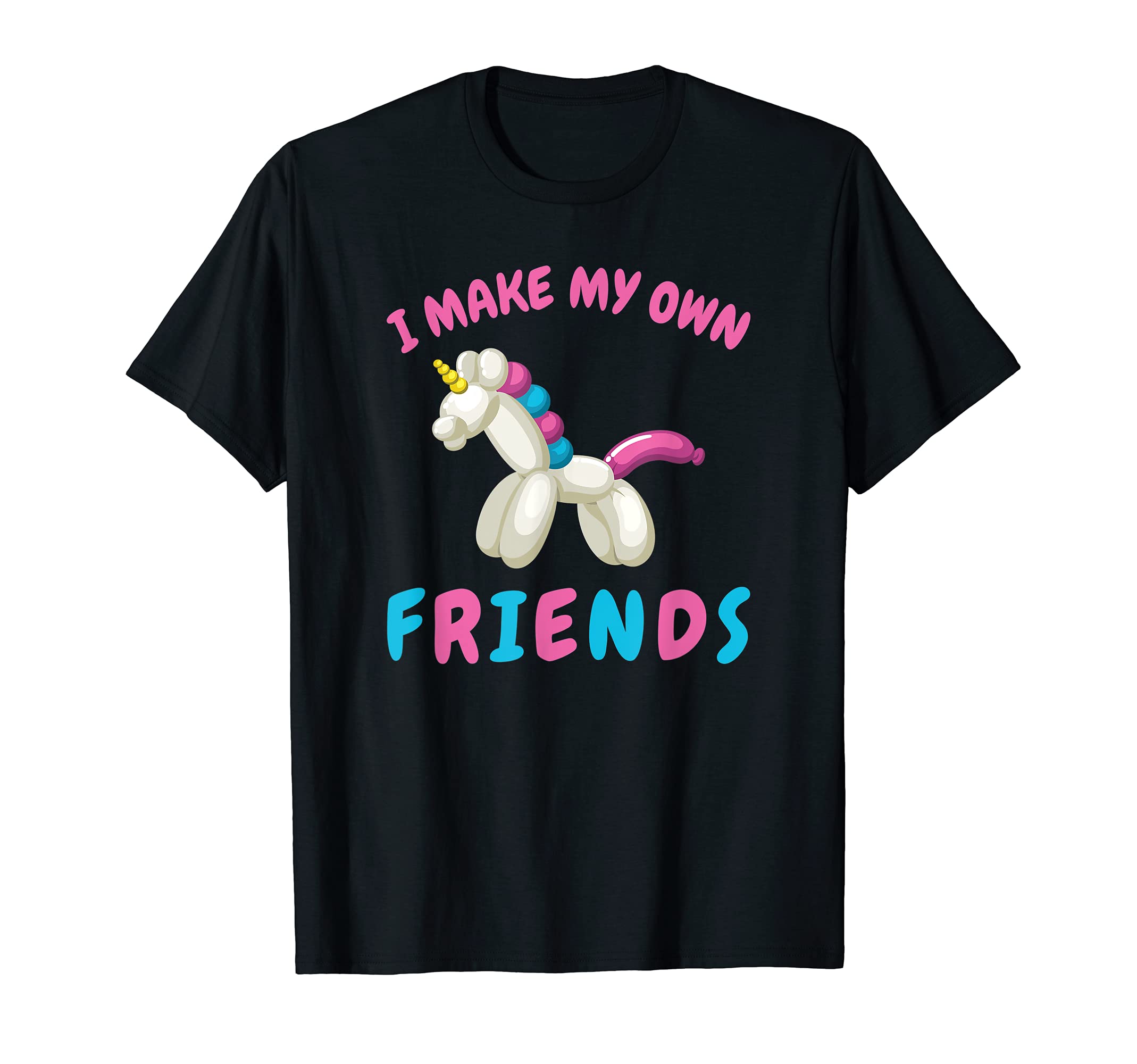 Unicorn Balloon Animal Artist Gift Party Animals Twister T-Shirt