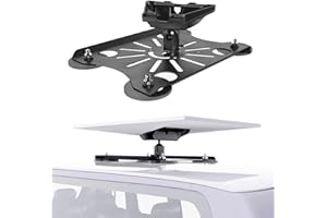 Adjustable Starlink Gen 3 Roof Mount, Ybervont Starlink Magnet Mounting Kit Gen 3, Magnetic Mount for Starlink Internet Kit Satellite with Adjustable Pan-Tilt