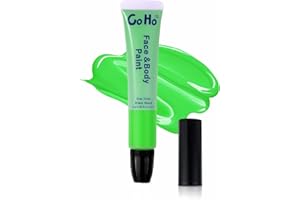 Go Ho Light Green Face Paint Stick,Green Accessories,Water Based Cream Body Paint Washable,Highly Pigmented,Smooth and Safe for Skin,Halloween Cosplay SFX Makeup