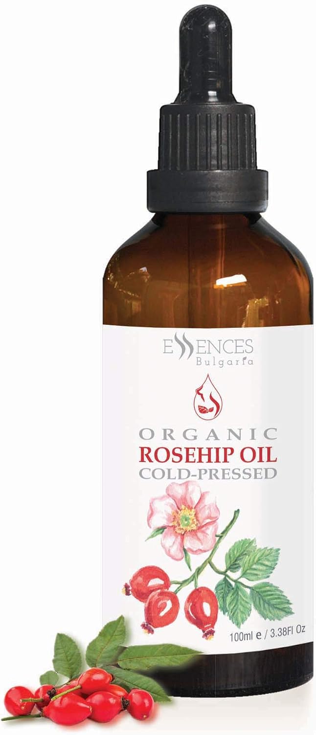 Essences Bulgaria Organic Rosehip Oil 3.4 Fl Oz, 0, 100 ml (Pack of 1)